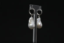 Charger l&#39;image dans la galerie, BO Baroque PAE – Boucles d’oreilles perles baroques &amp; argent 925 zirconium