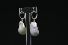 Charger l&#39;image dans la galerie, BO Baroque PAE – Boucles d’oreilles perles baroques &amp; argent 925 zirconium