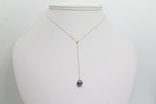 Charger l&#39;image dans la galerie, Collier RAVANUI – Perle de Tahiti &amp; chaîne en or jaune 18K