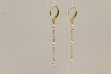 Charger l'image dans la galerie, Boucles d'oreilles perles et plaqué OR 18k