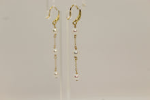 Charger l'image dans la galerie, Boucles d'oreilles perles et plaqué OR 18k