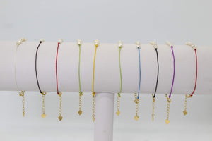 Bracelet fil avec perles baroques d'eau douce