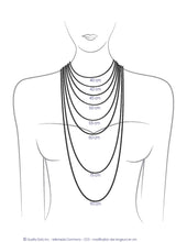 Charger l&#39;image dans la galerie, Collier TINA : Perles d&#39;eau douce avec chaîne en Argent